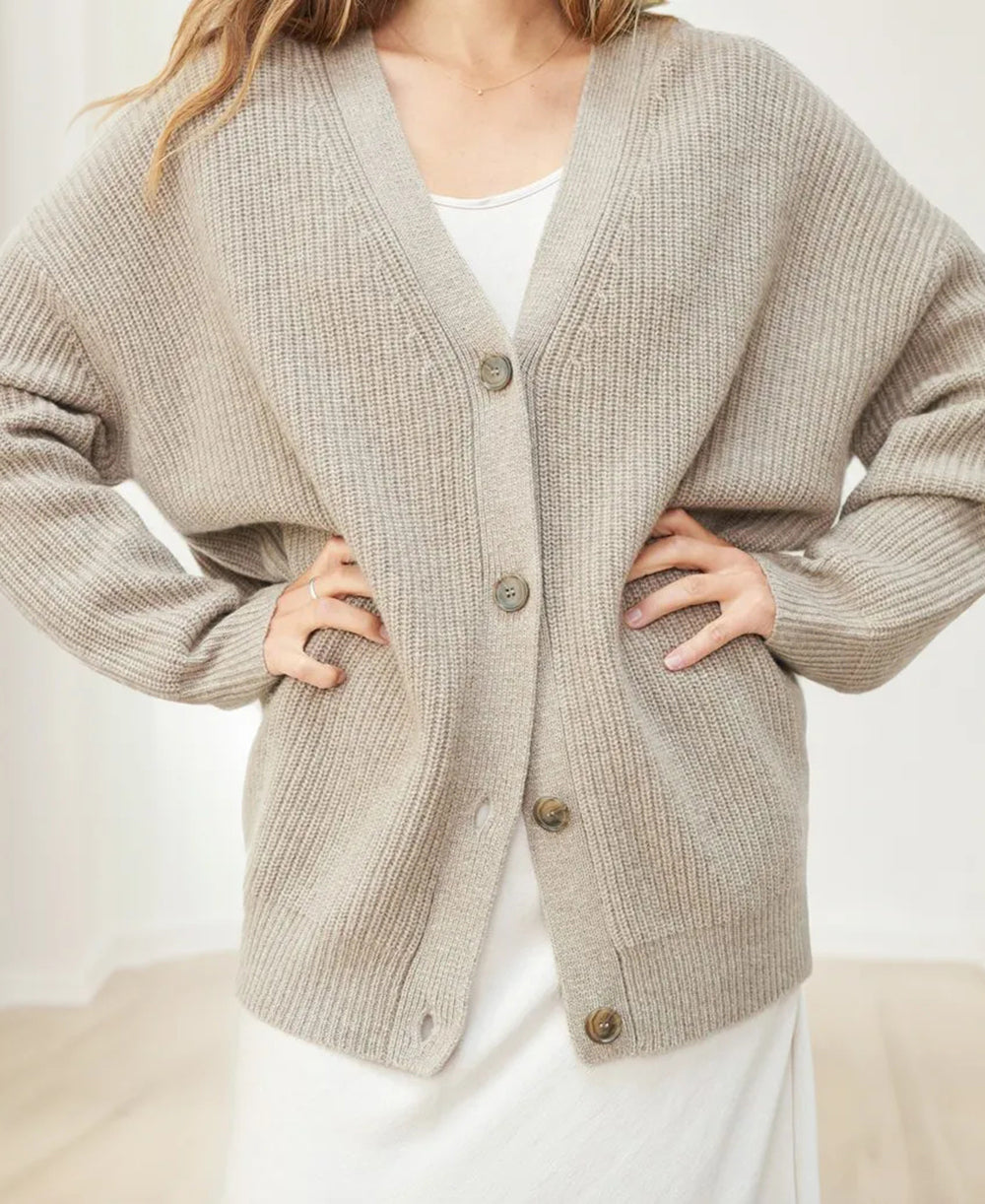 Women’s Winter Knit Casual Button Up  Cardigan