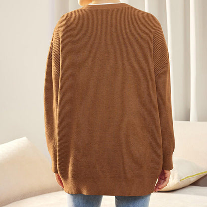 Women’s Winter Knit Casual Button Up  Cardigan