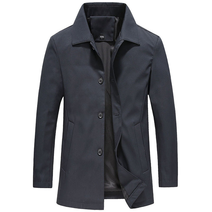 Classic Button Up Lightweight Jacket for Men