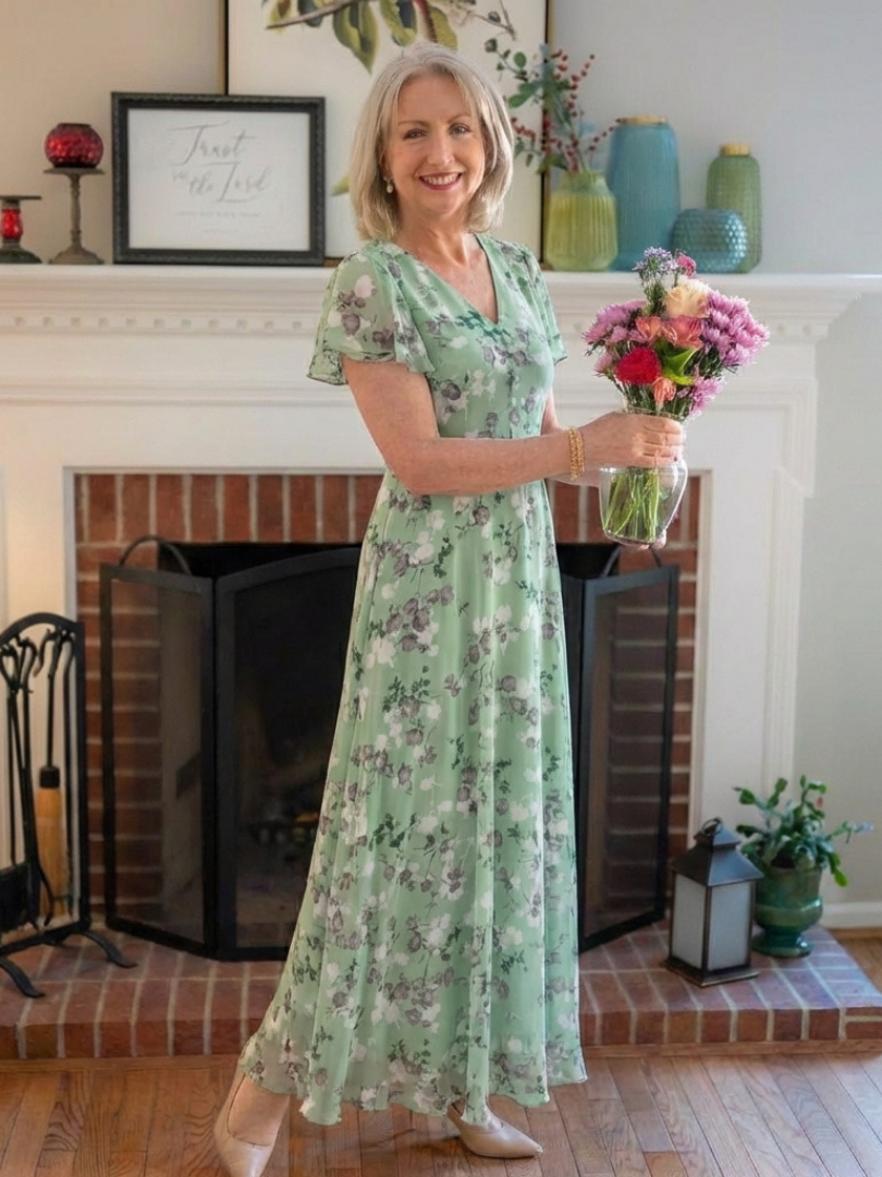 Ismeria | Floral Maxi Dress