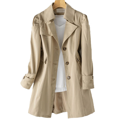 Women’s Classic Double-Breasted Trench Coat