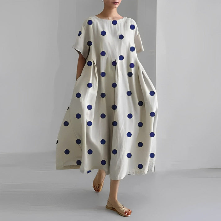 Vestido Midi Floral de Estilo Relajado para Mujer