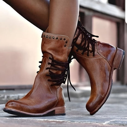 Women's Lace-Up Ankle Boots