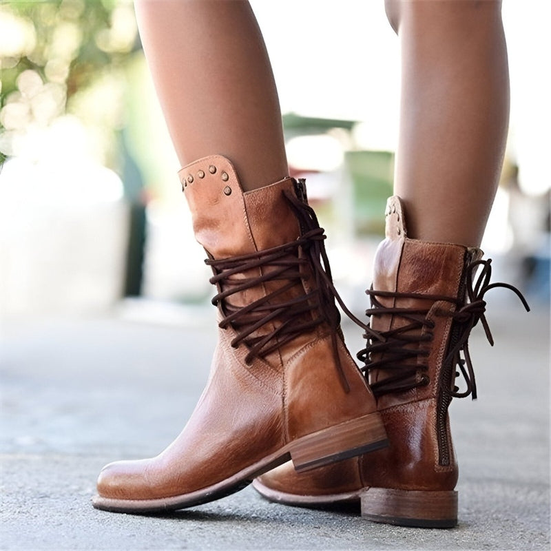 Women's Lace-Up Ankle Boots