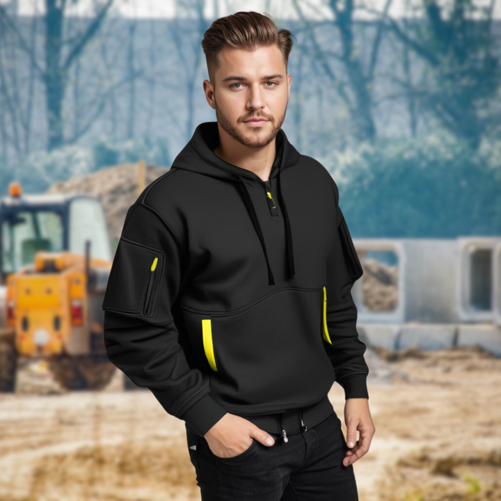Sudadera con capucha de trabajo duradera