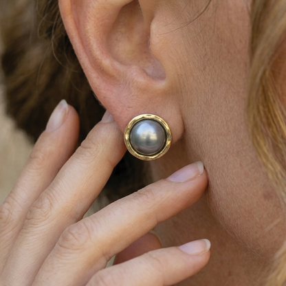 Pearl Stud Earrings