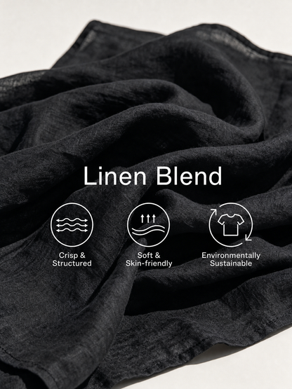 Women's Minimalist Solid Black Ruffle-Neck Maxi Dress With Spaghetti Straps
