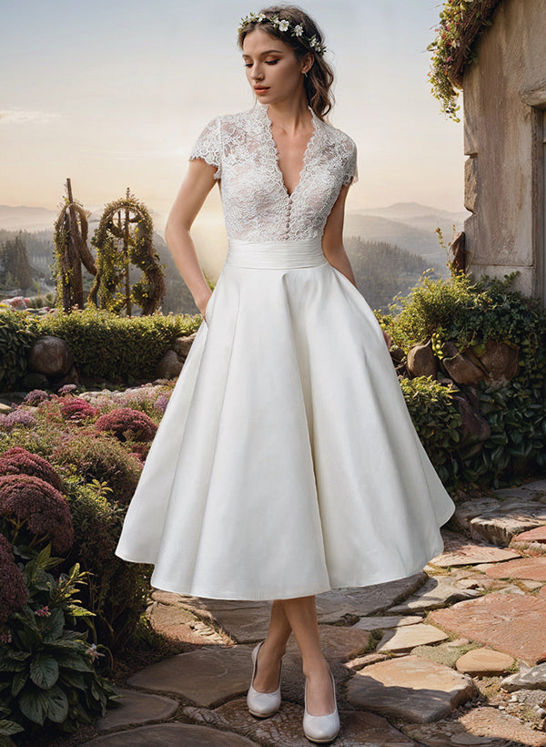 Women’s Fit and Flare Midi Ceremony Dress