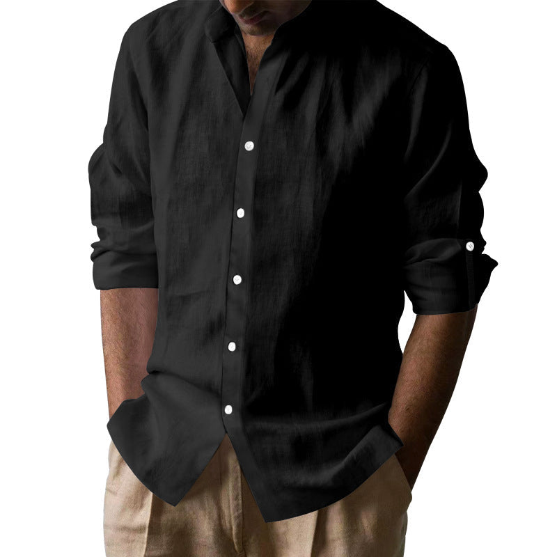 Relaxed Fit Breathable Linen Shirt