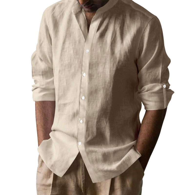 Relaxed Fit Breathable Linen Shirt