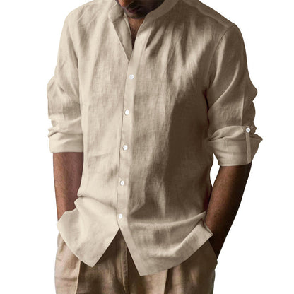 Relaxed Fit Breathable Linen Shirt