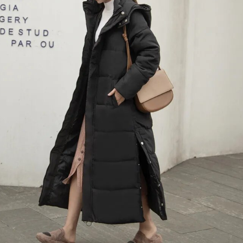 Women’s Long Quilted Warm Winter Coat