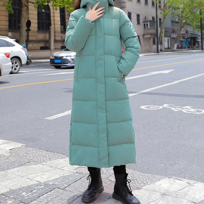 Women’s Long Quilted Warm Winter Coat