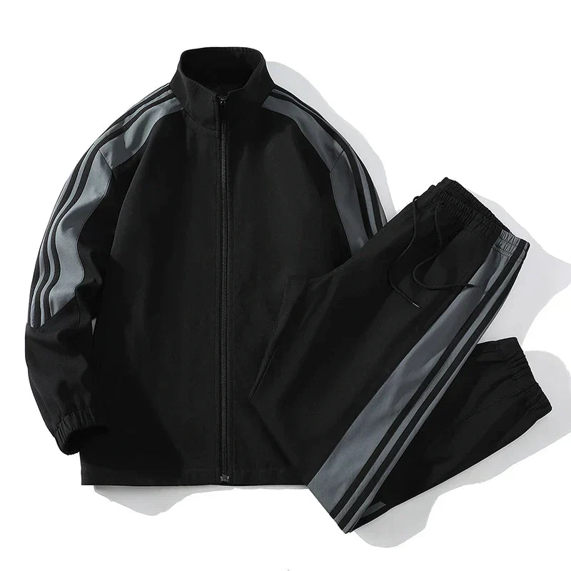 Men’s Sportswear Jogger Set with Zipper Jacket