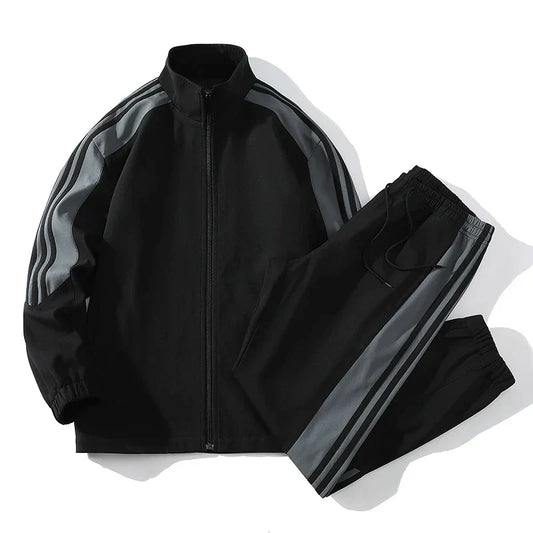 Men’s Sportswear Jogger Set with Zipper Jacket