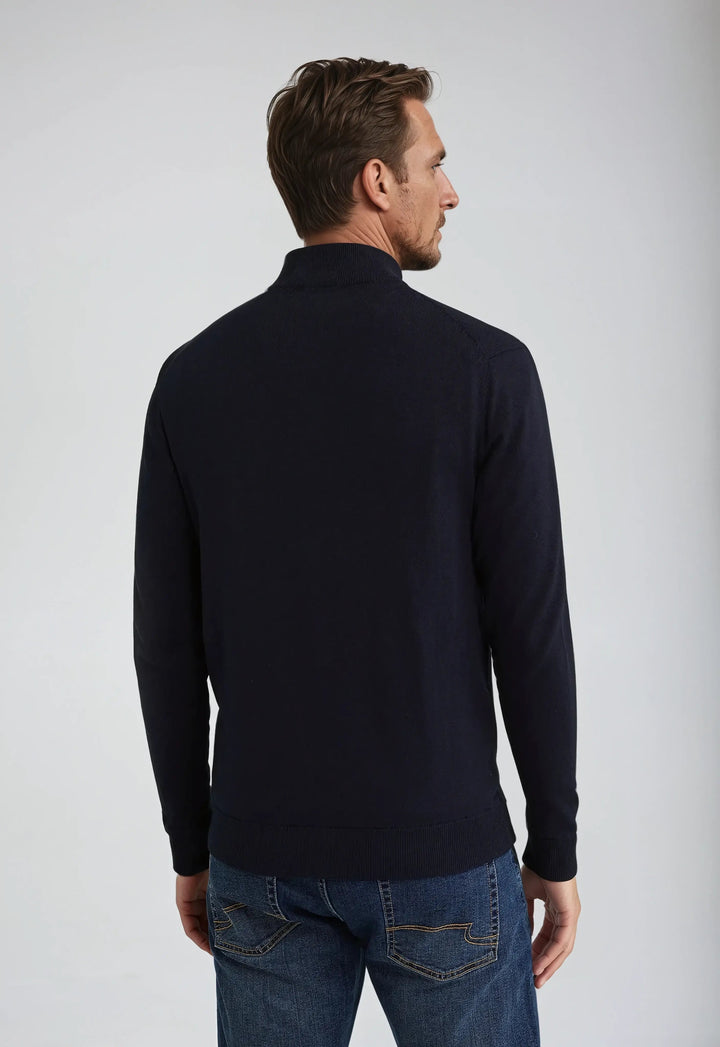 Men’s Full Zip High Neck Sweater