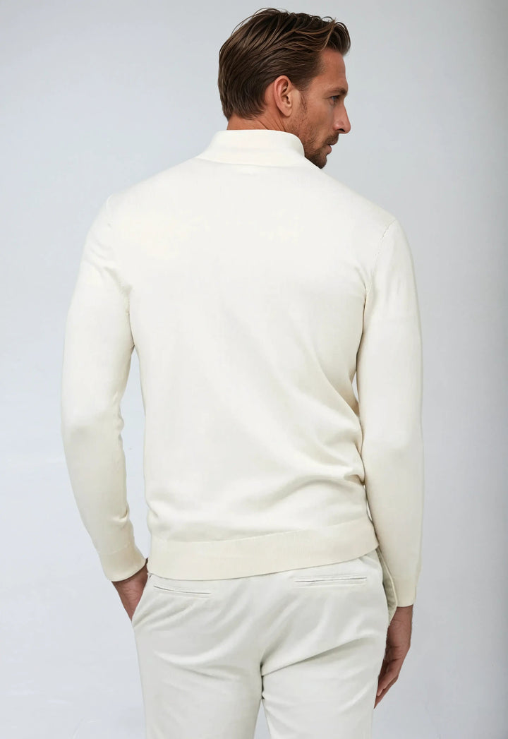Men’s Winter Classic Quarter Zip Knit Sweater