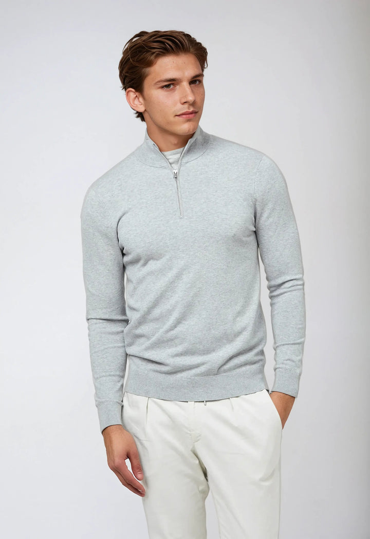 Men’s Winter Classic Quarter Zip Knit Sweater