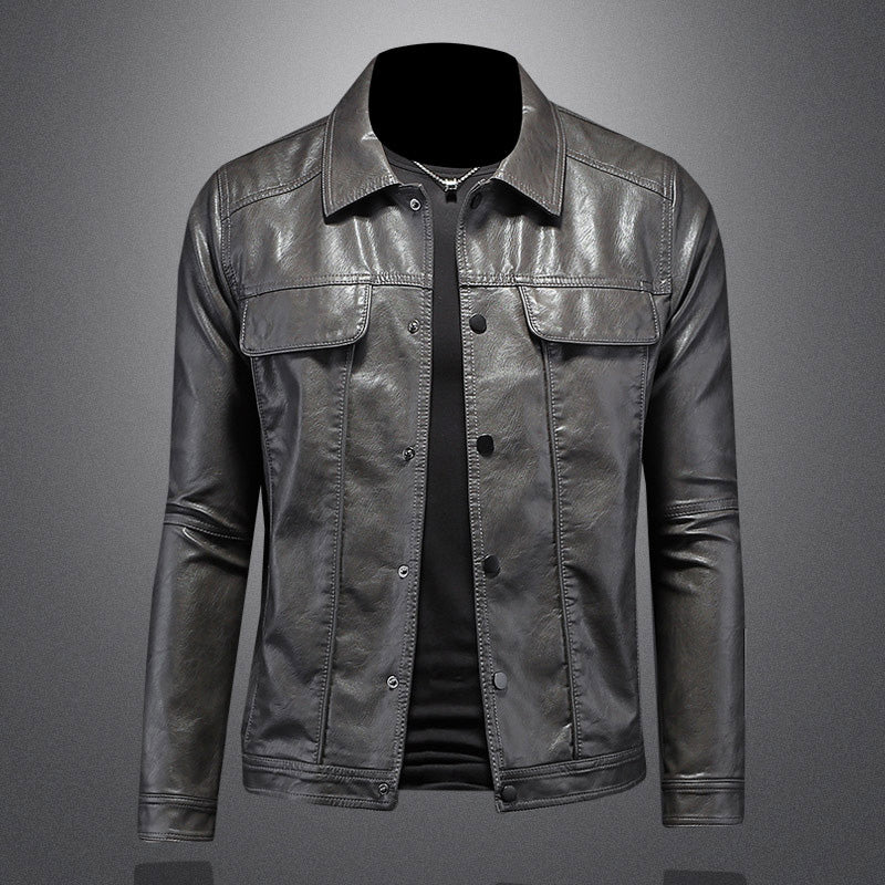 Men’s Stylish Button-Up Casual Jacket