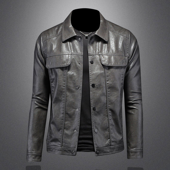 Men’s Stylish Button-Up Casual Jacket