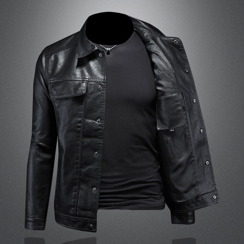 Men’s Stylish Button-Up Casual Jacket