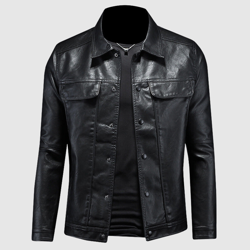 Men’s Stylish Button-Up Casual Jacket