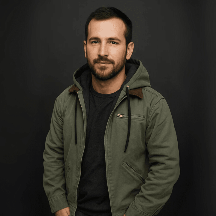 Men’s Casual Zip-Up Hooded Jacket