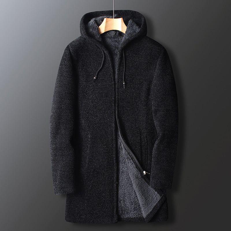 Men's Trendy Full-Length Hooded Coat