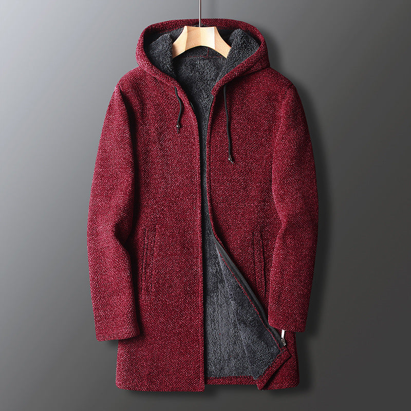 Men's Trendy Full-Length Hooded Coat