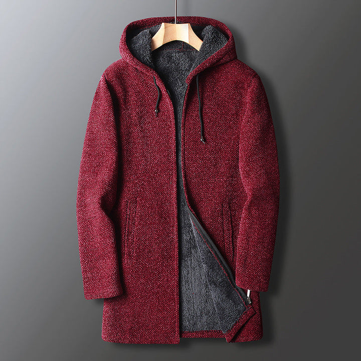 Men's Trendy Full-Length Hooded Coat