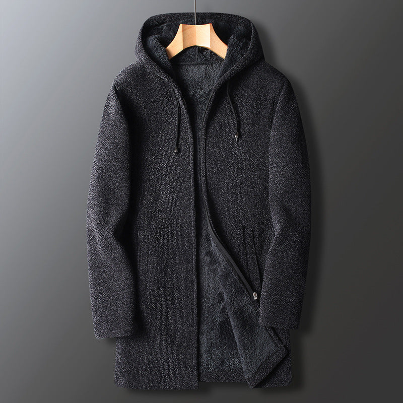 Men's Trendy Full-Length Hooded Coat