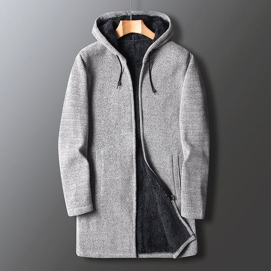 Men's Trendy Full-Length Hooded Coat