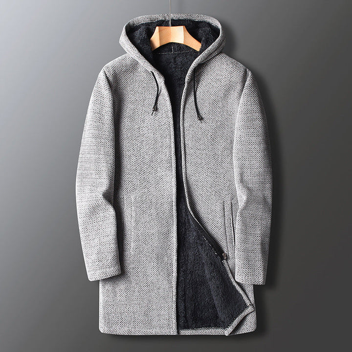 Men's Trendy Full-Length Hooded Coat