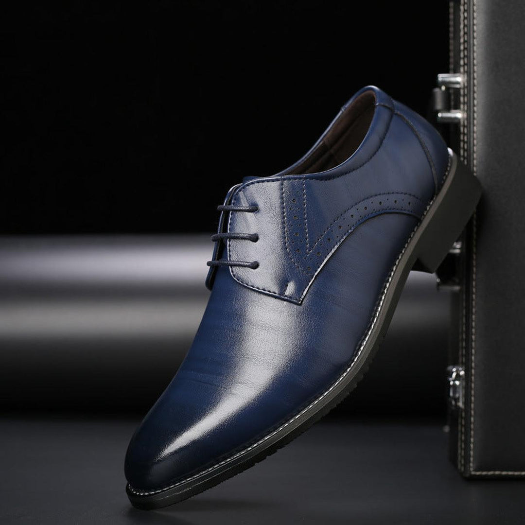 Men Classic Lace Up Formal Dress Shoes