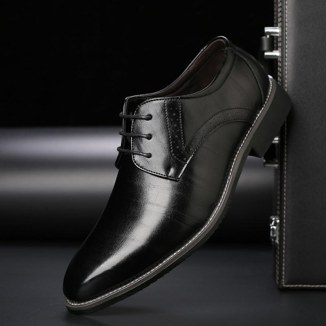 Men Classic Lace Up Formal Dress Shoes