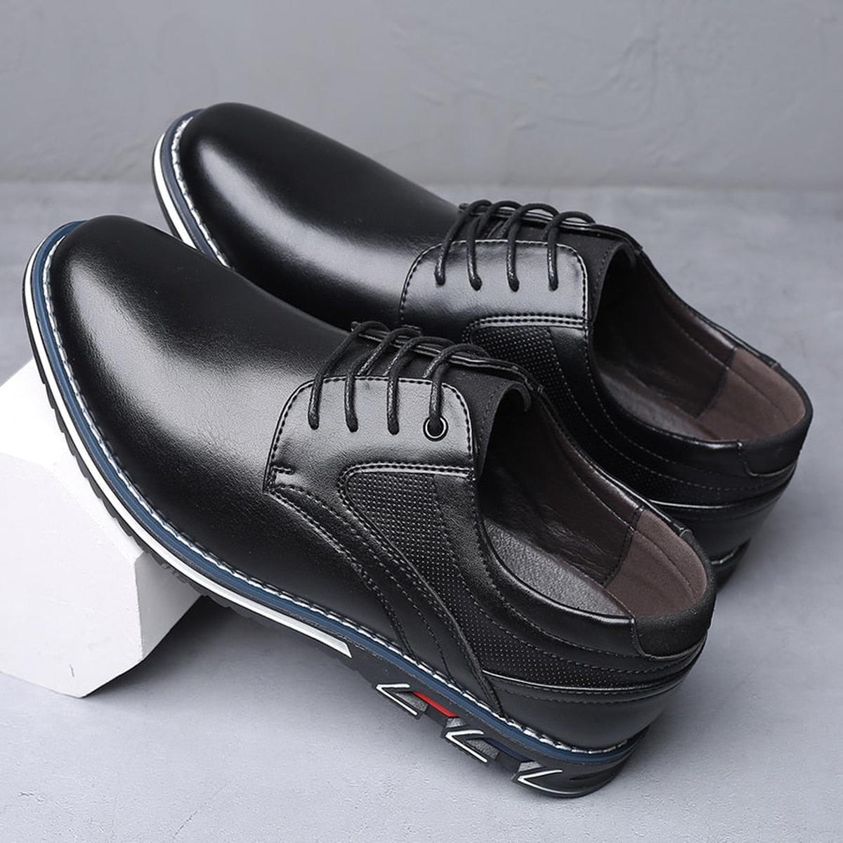 Men Lace Up Anti Slip Walking Shoes