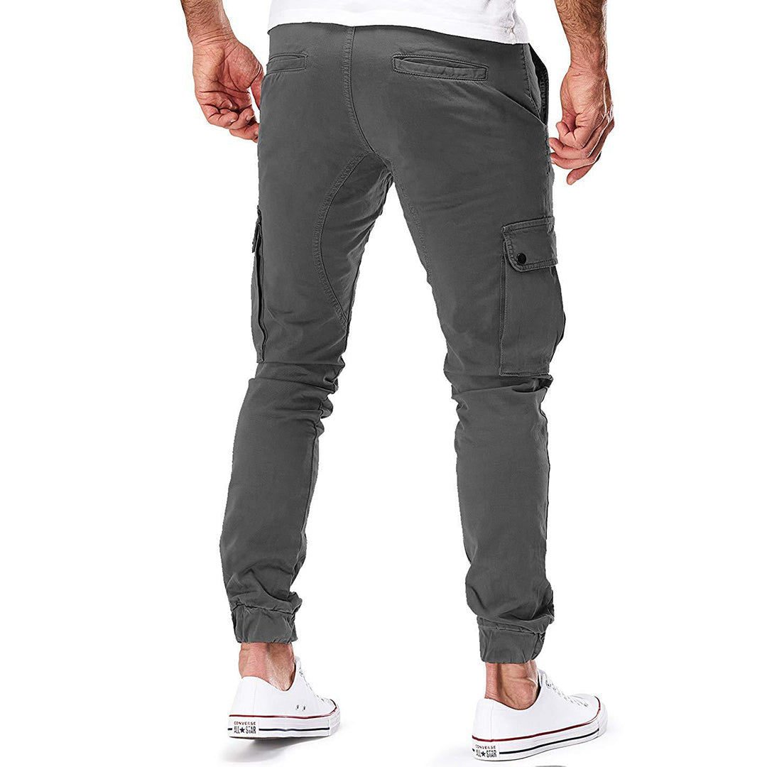Men’s Casual Cargo Trousers with Pockets
