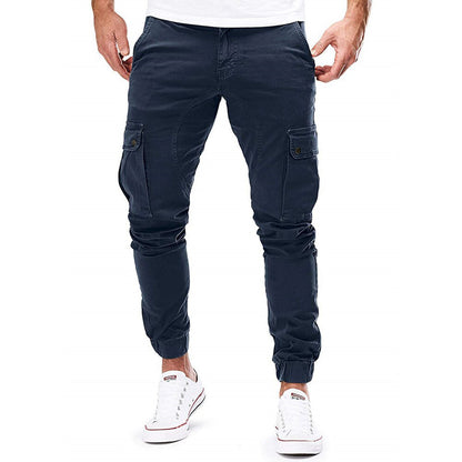 Men’s Casual Cargo Trousers with Pockets