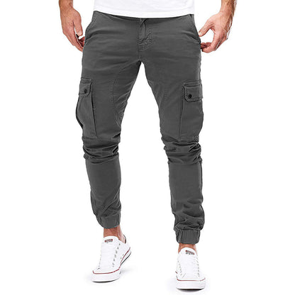 Men’s Casual Cargo Trousers with Pockets