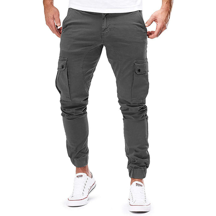 Men’s Casual Cargo Trousers with Pockets