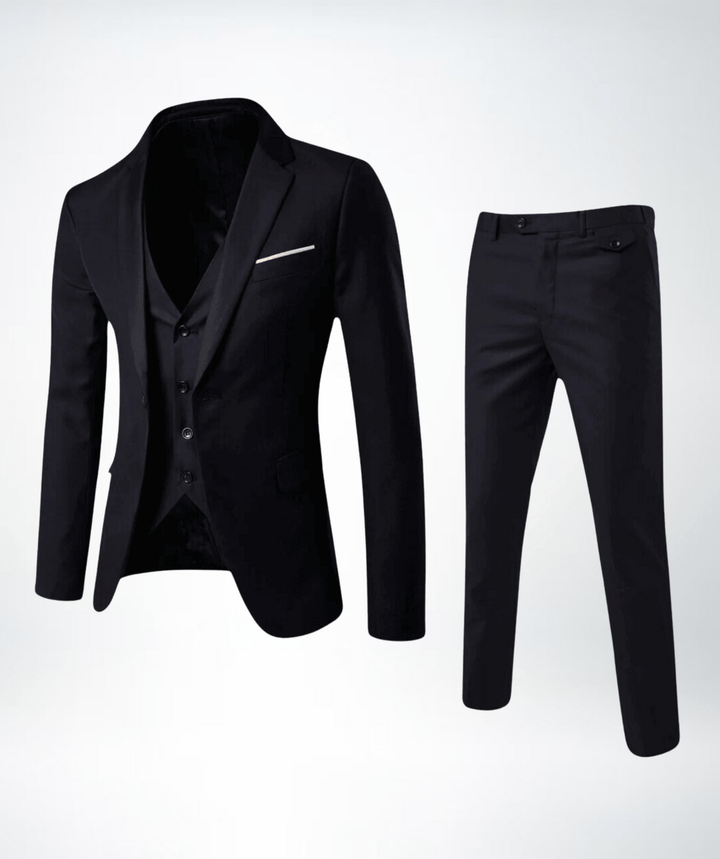 Men Three Piece Classic Formal Suit Set