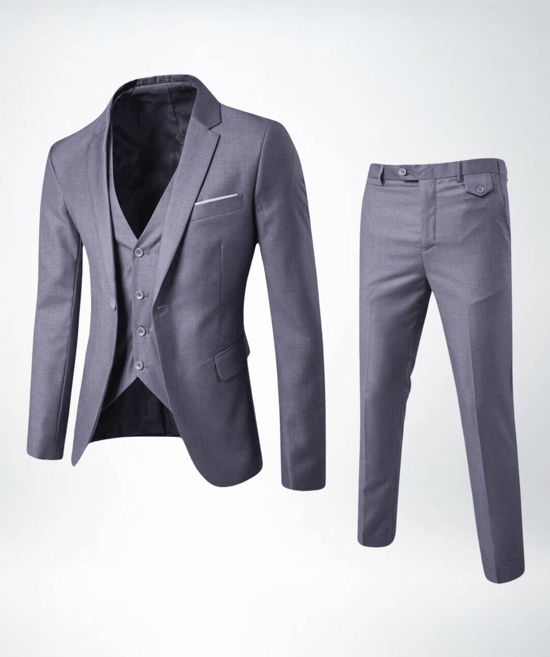 Men Three Piece Classic Formal Suit Set