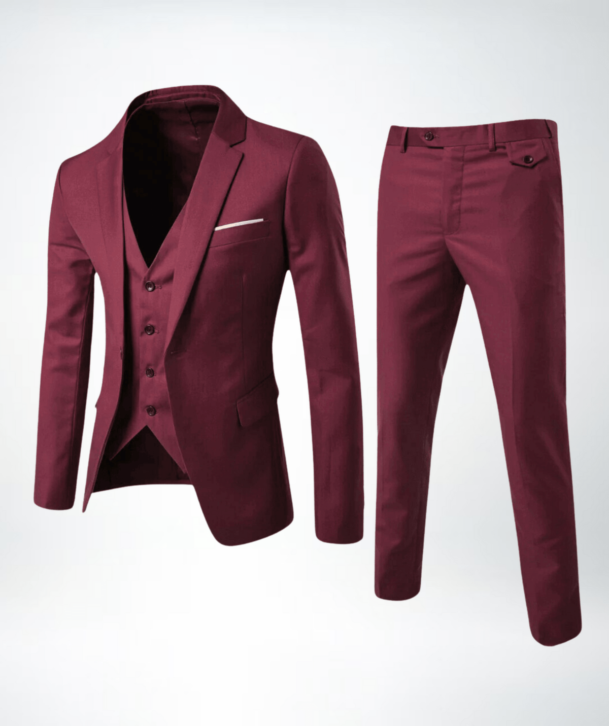 Men Three Piece Classic Formal Suit Set
