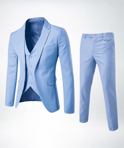 Men Three Piece Classic Formal Suit Set