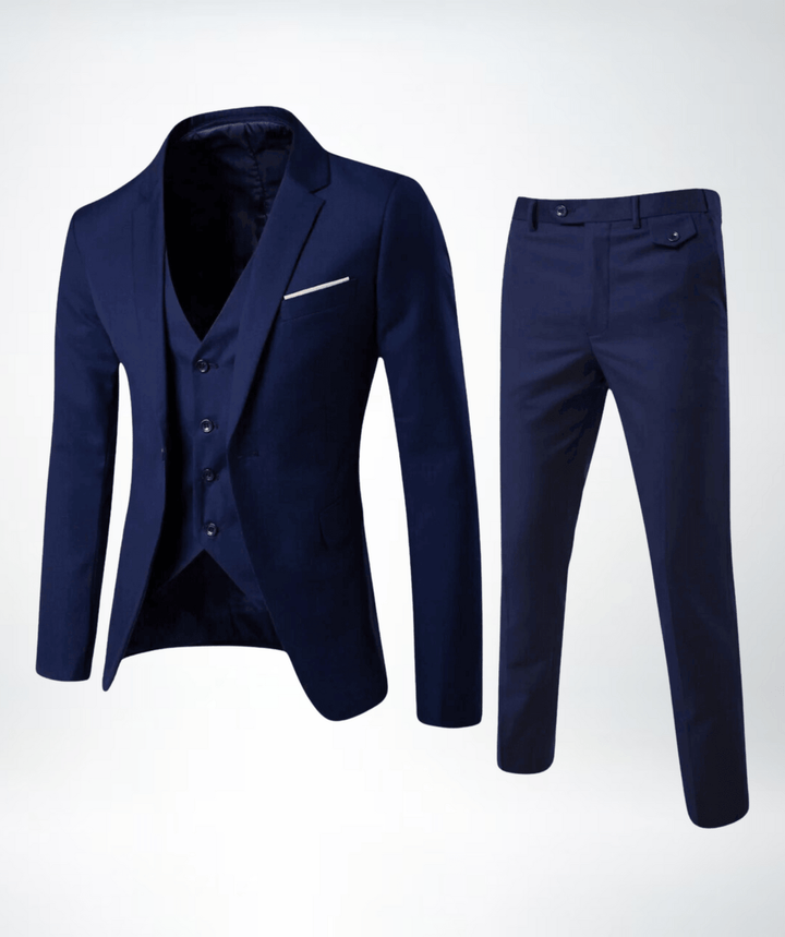 Men Three Piece Classic Formal Suit Set