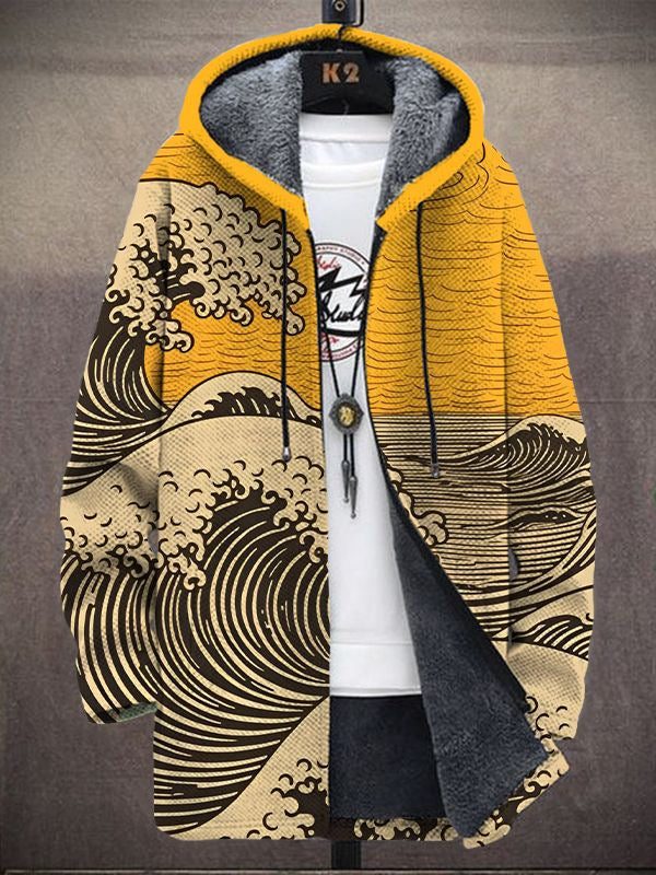 Abstract Print Cardigan
