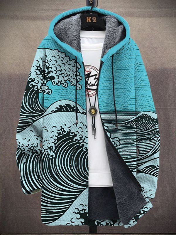 Abstract Print Cardigan
