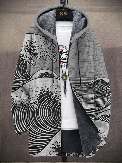 Abstract Print Cardigan