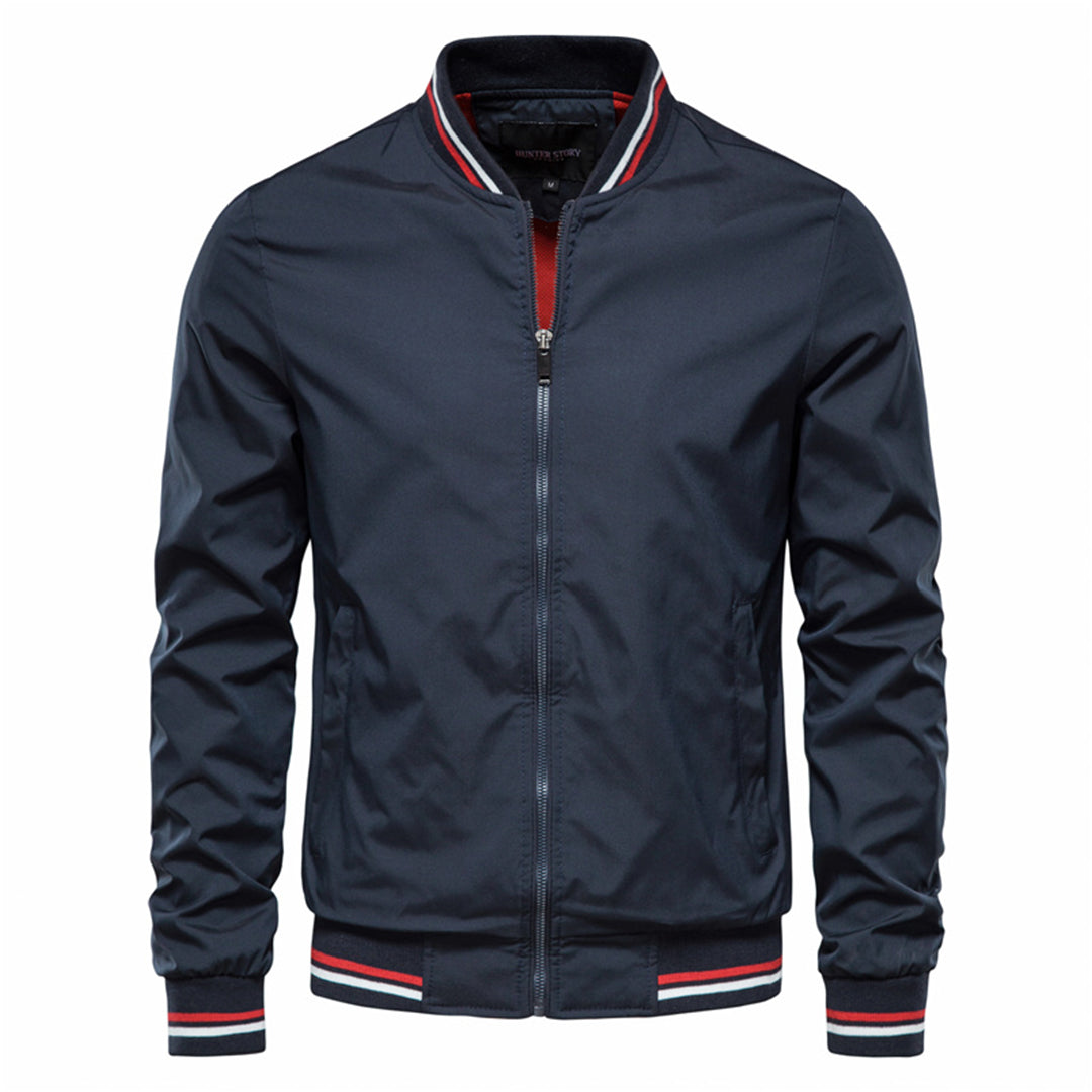 Chaqueta bomber de streetwear moderna y a la moda para hombre