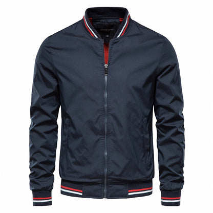 Chaqueta bomber de streetwear moderna y a la moda para hombre